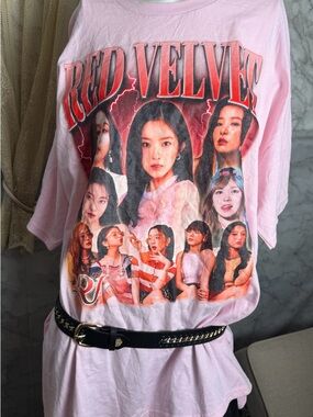 Red Velvet 2X Kpop Heavy Cotton Gildan Printed T Tee K pop Streetwear Graphic